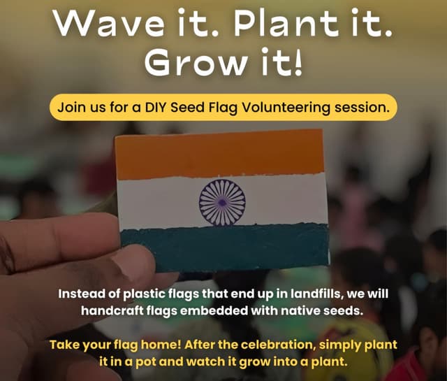 Seed Flag Volunteering event